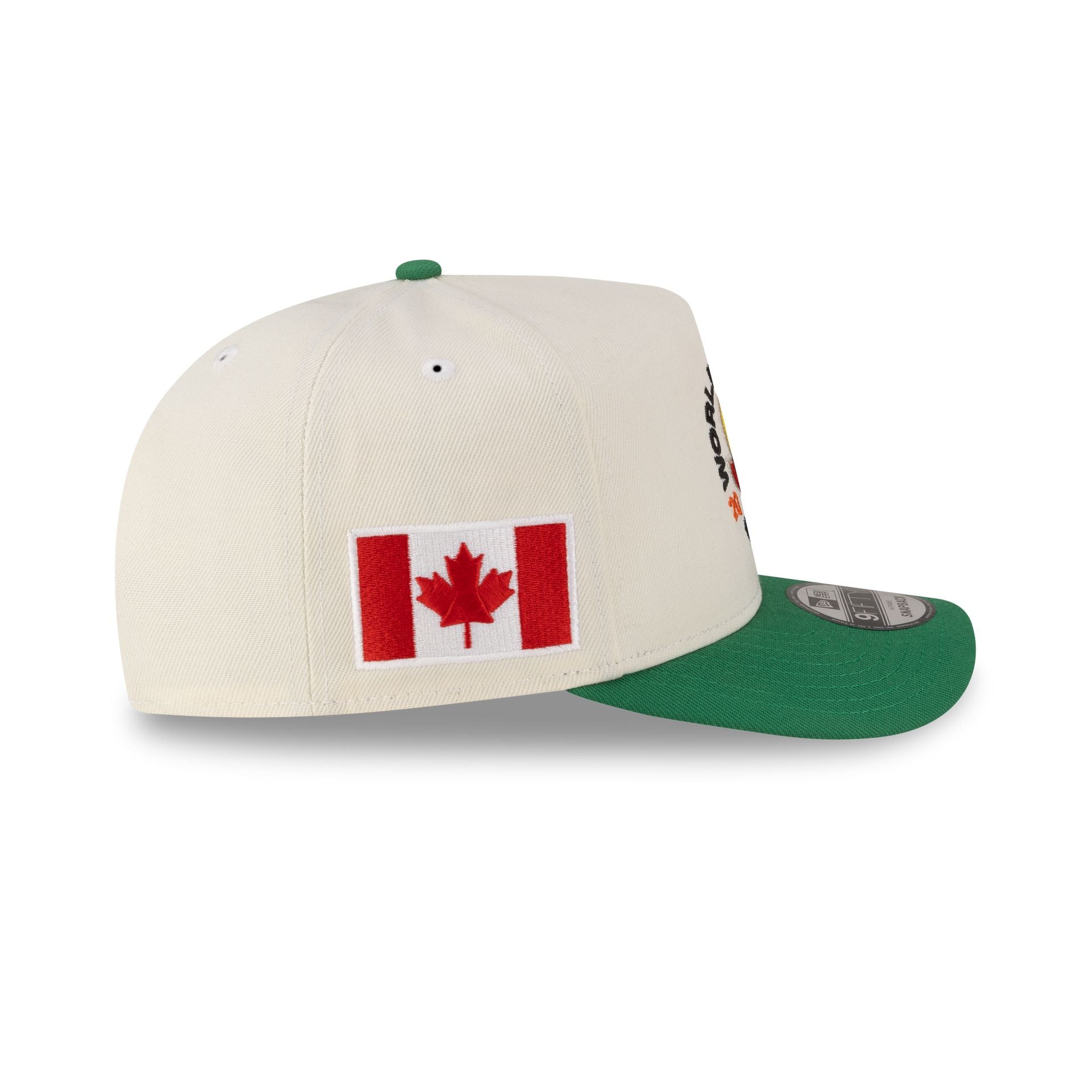 Canada 2026 World Baseball Classic Chrome White 9Fifty A-Frame Snapback Hat - Image 4