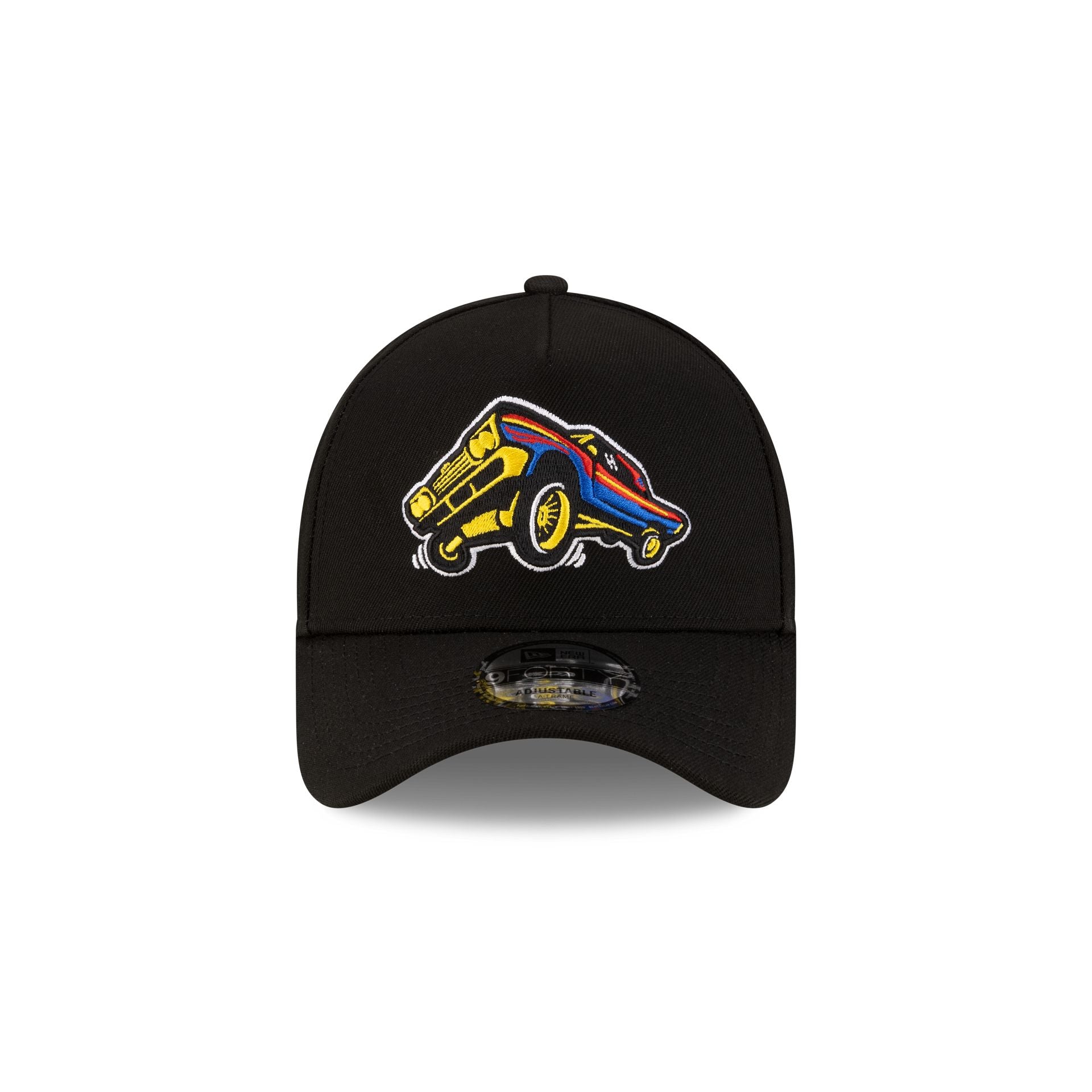 Alternative view of Fresno Grizzlies Racing Pack 9Forty A-Frame Snapback Hat