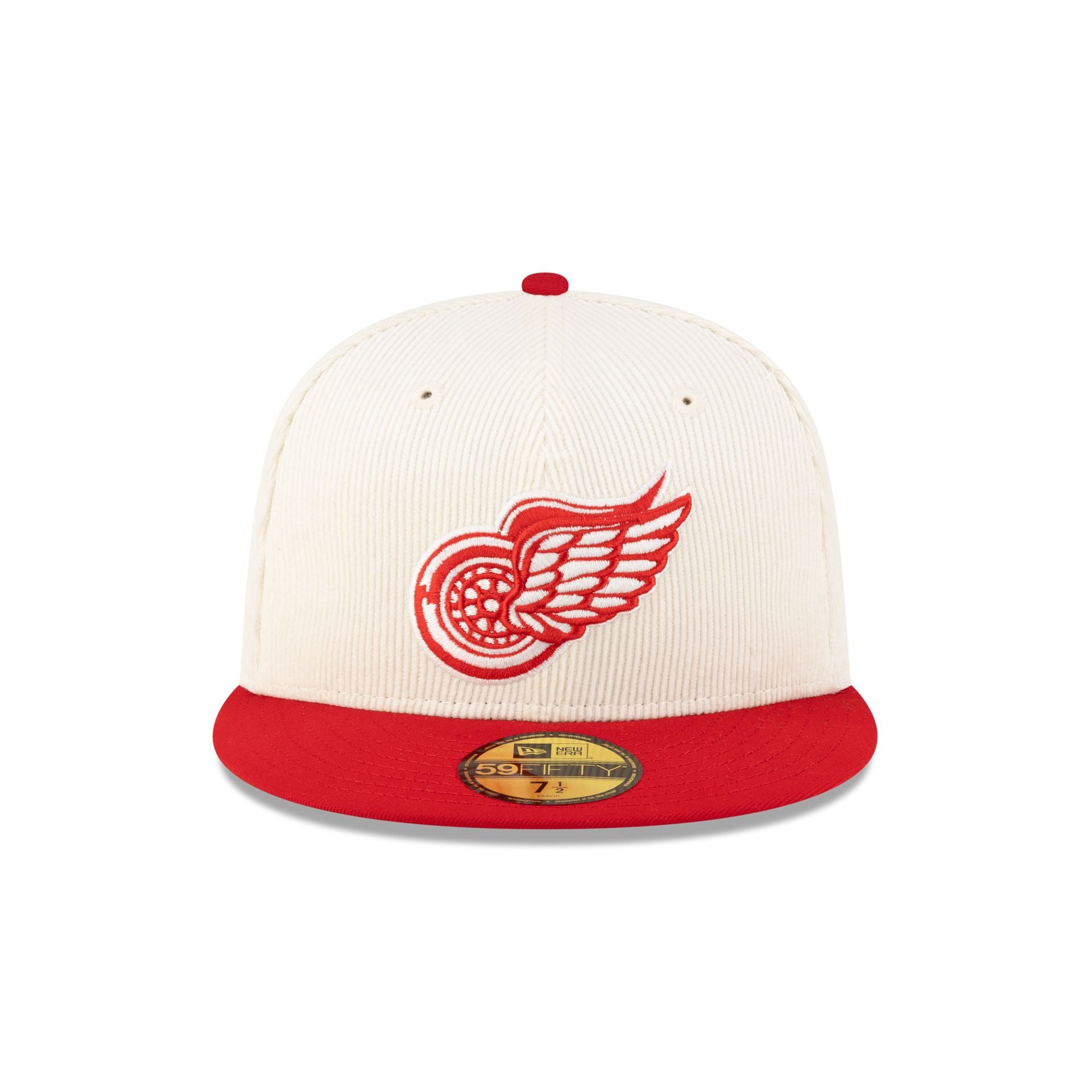 Alternative view of Detroit Red Wings 100Th Anniversary Chrome Corduroy 59Fifty Fitted Hat