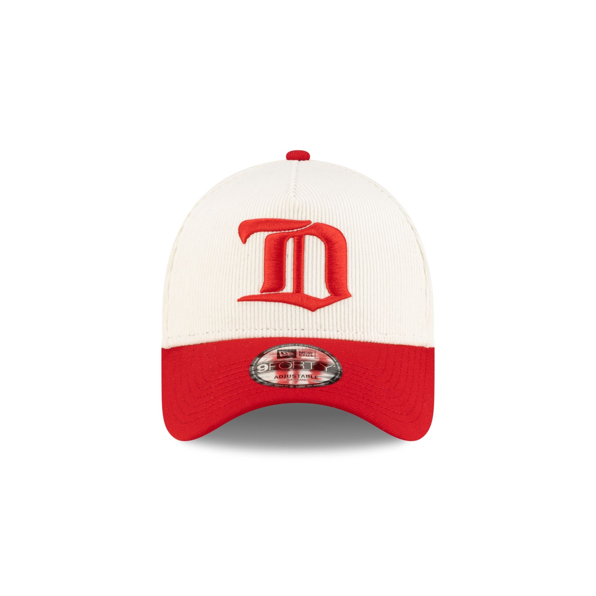 Alternative view of Detroit Red Wings 100Th Anniversary Chrome Corduroy 9Forty A-Frame Snapback Hat