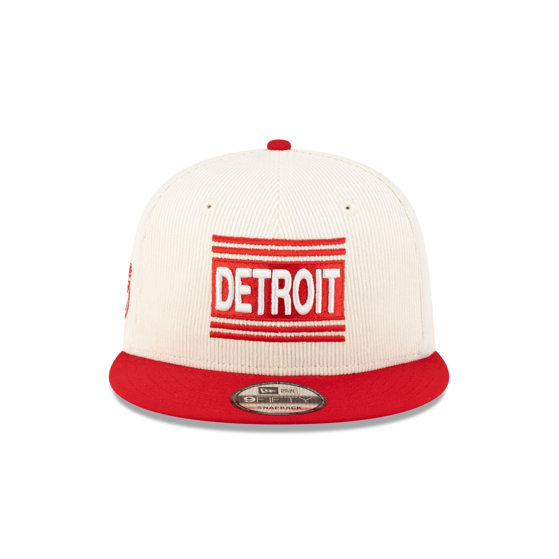 Alternative view of Detroit Red Wings 100Th Anniversary Chrome Corduroy 9Fifty Snapback Hat
