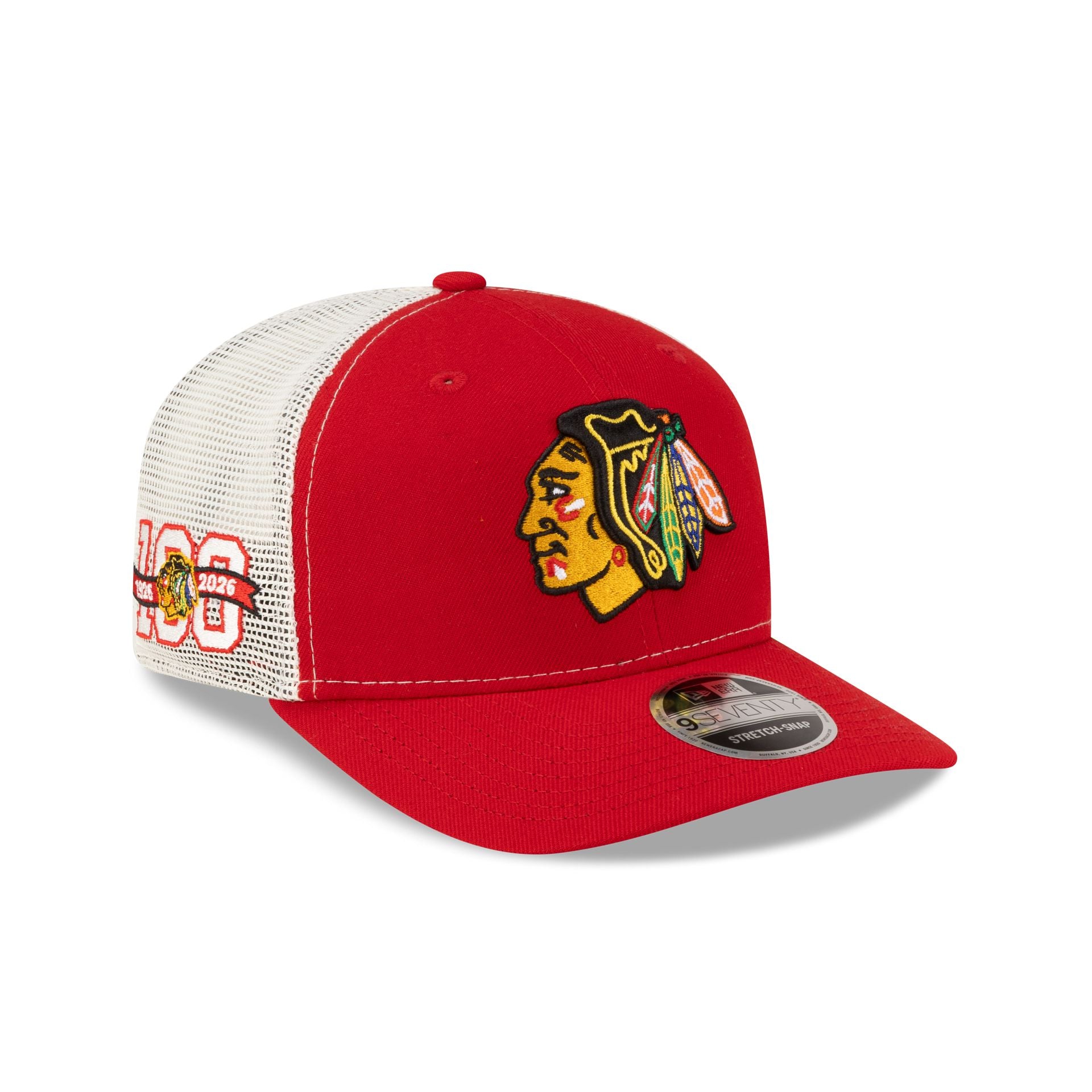 Chicago Blackhawks 100Th Anniversary 9Seventy Trucker Hat