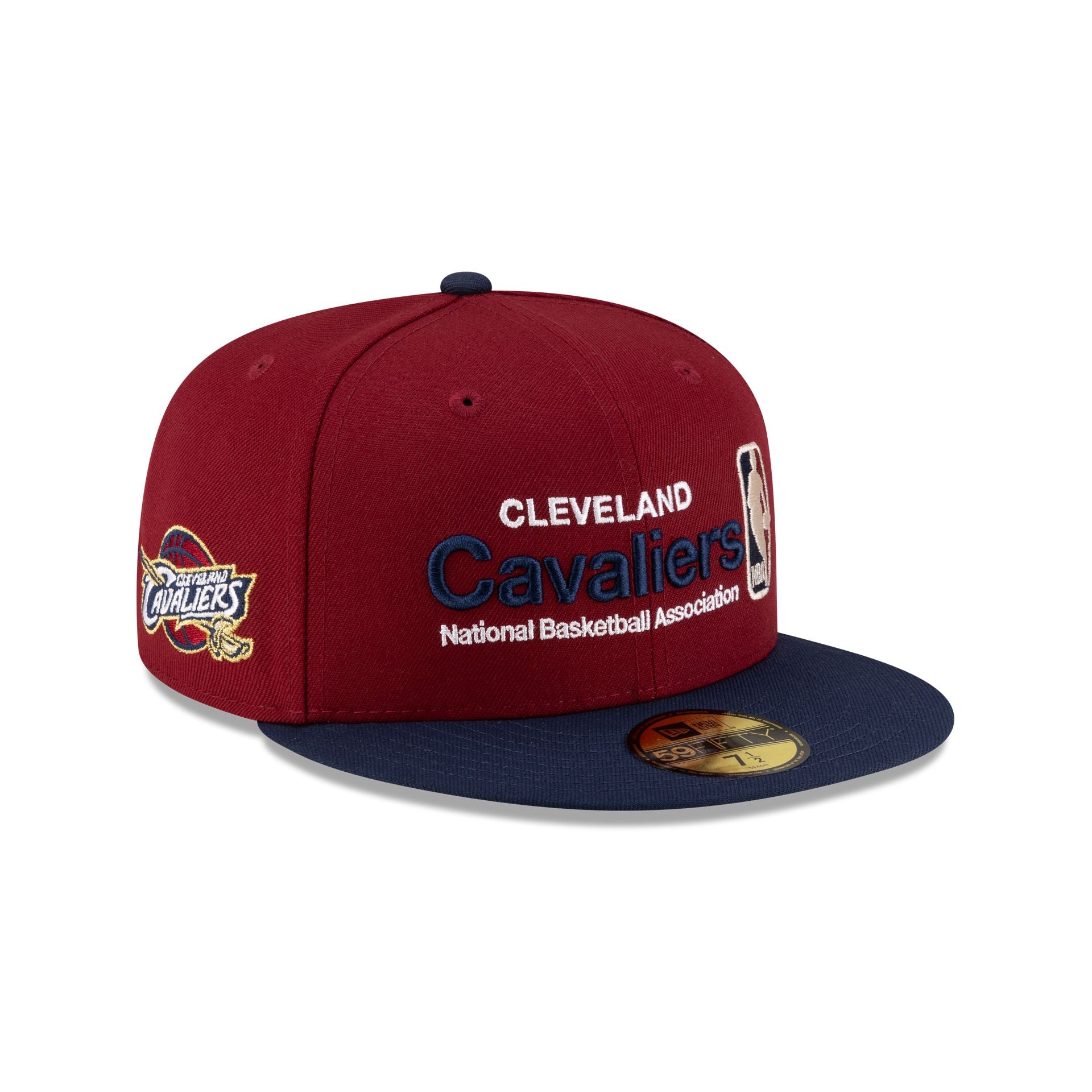 Cleveland Cavaliers 2010-2017 Hardwood Classics Sign Stack 59Fifty Fitted Hat