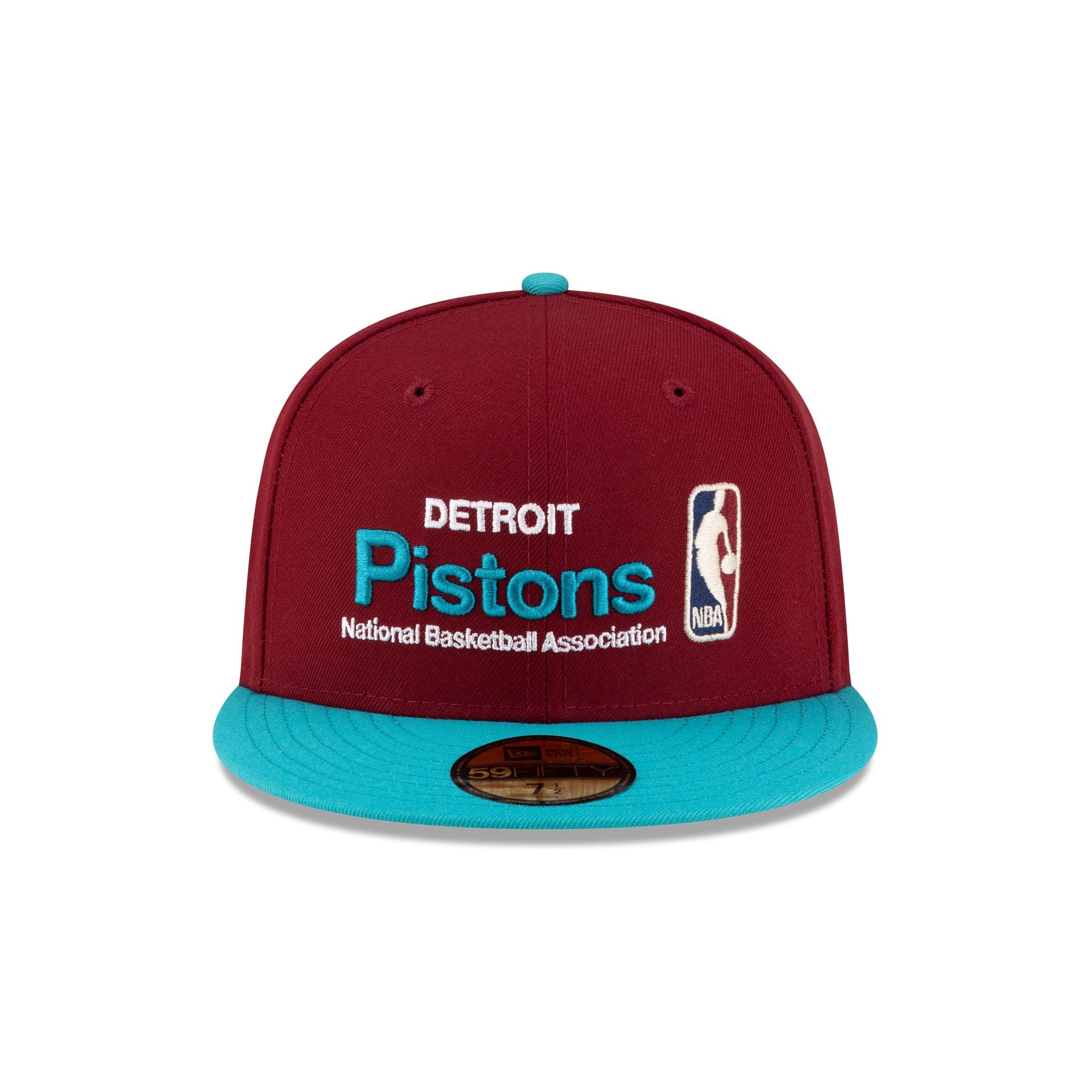 Alternative view of Detroit Pistons 1996-2001 Hardwood Classics Sign Stack 59Fifty Fitted Hat