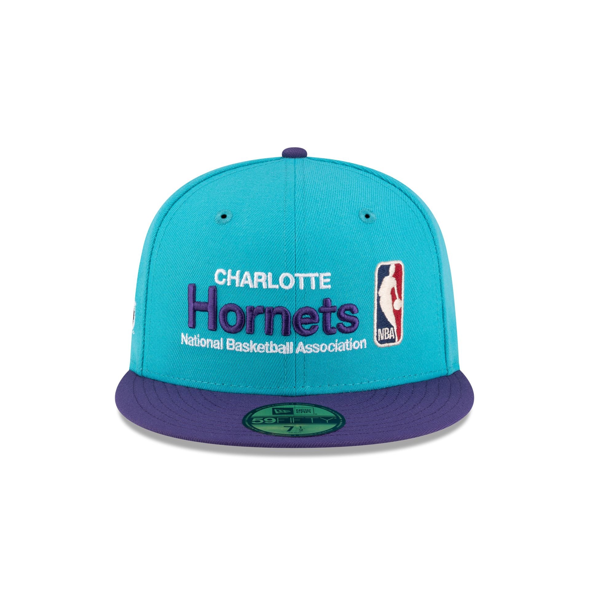 Alternative view of Charlotte Hornets 1988-2002 Hardwood Classics Sign Stack 59Fifty Fitted Hat