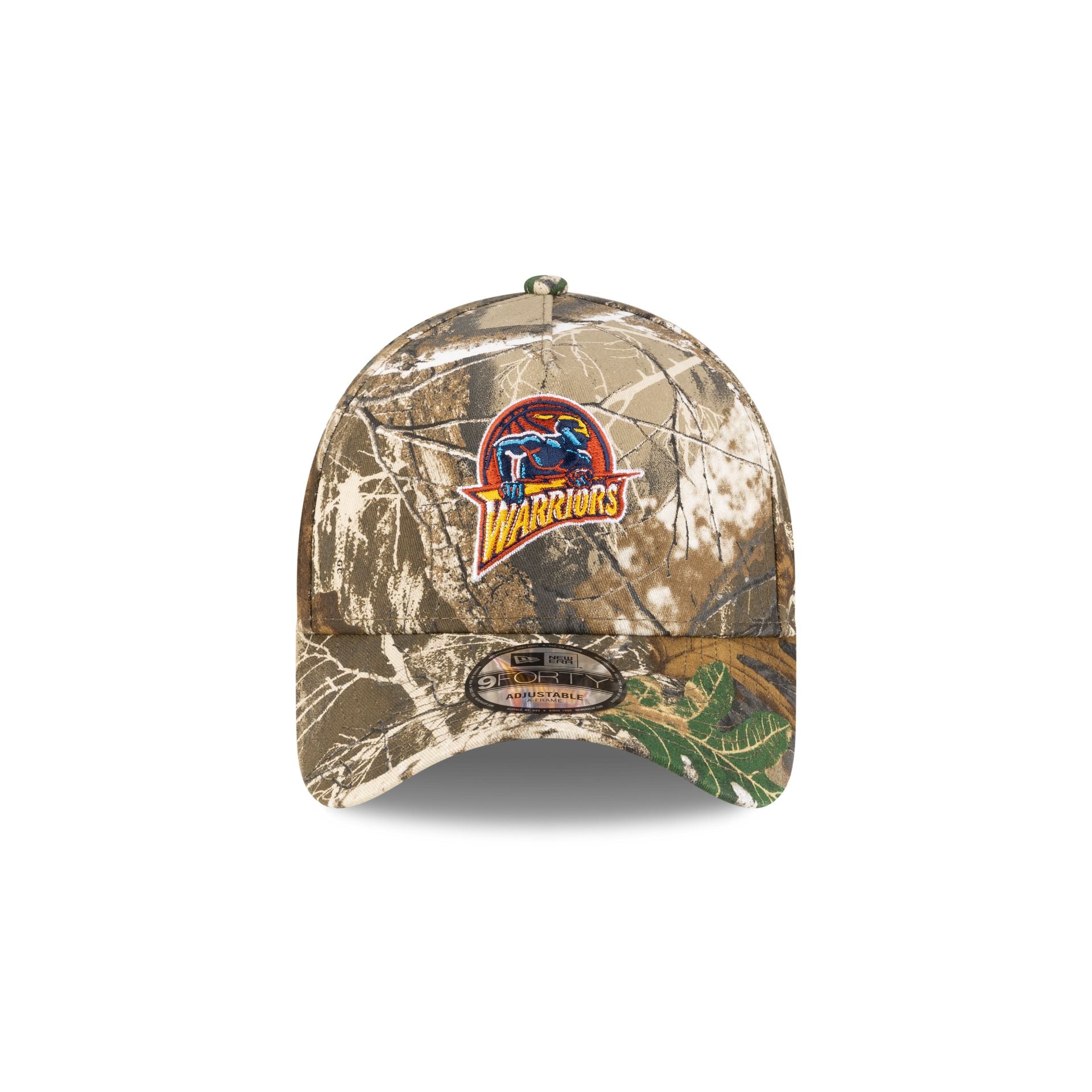 Alternative view of Golden State Warriors 1997-2010 Hardwood Classics Realtree 9Forty A-Frame Snapback Hat