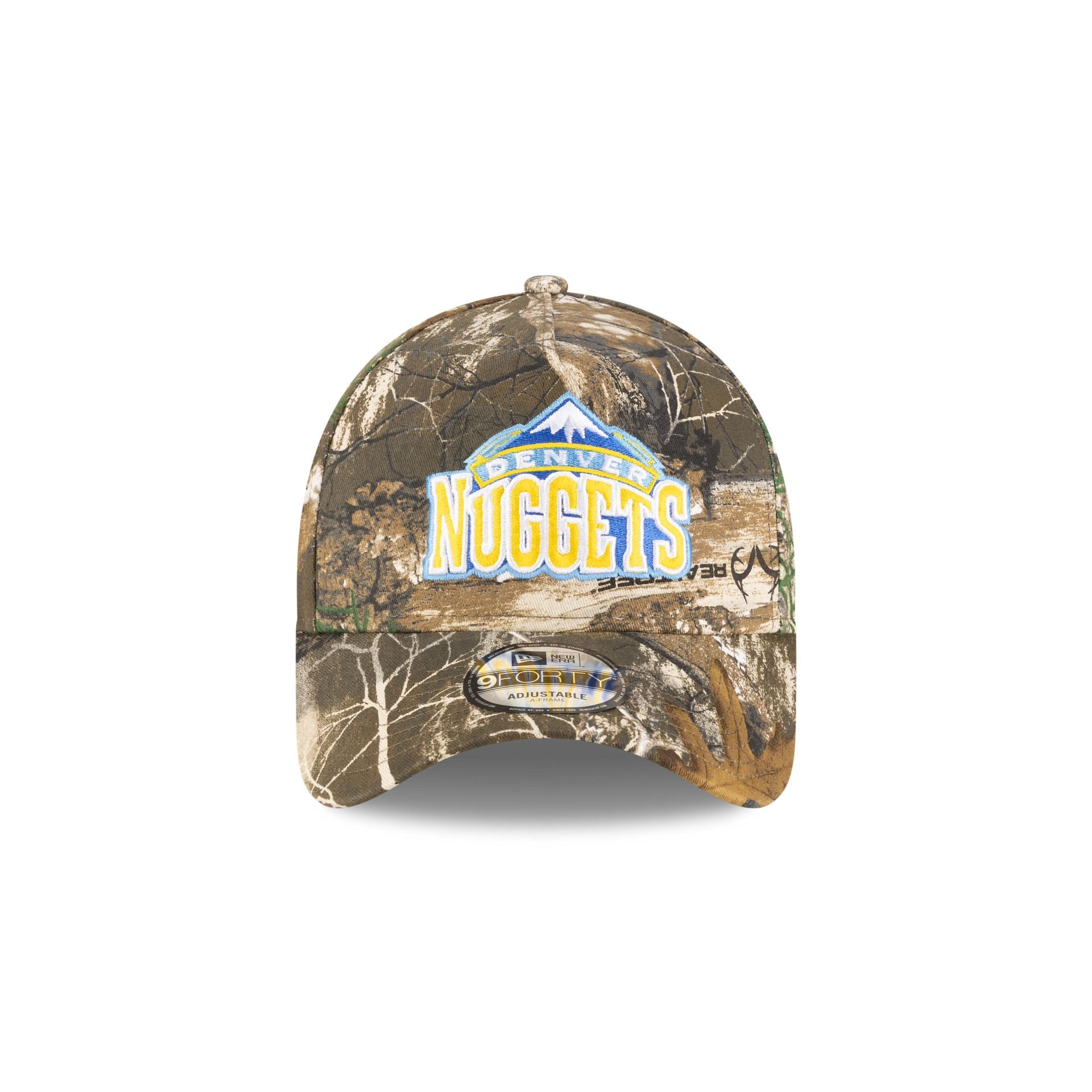 Alternative view of Denver Nuggets 2008-2018 Hardwood Classics Realtree 9Forty A-Frame Snapback Hat