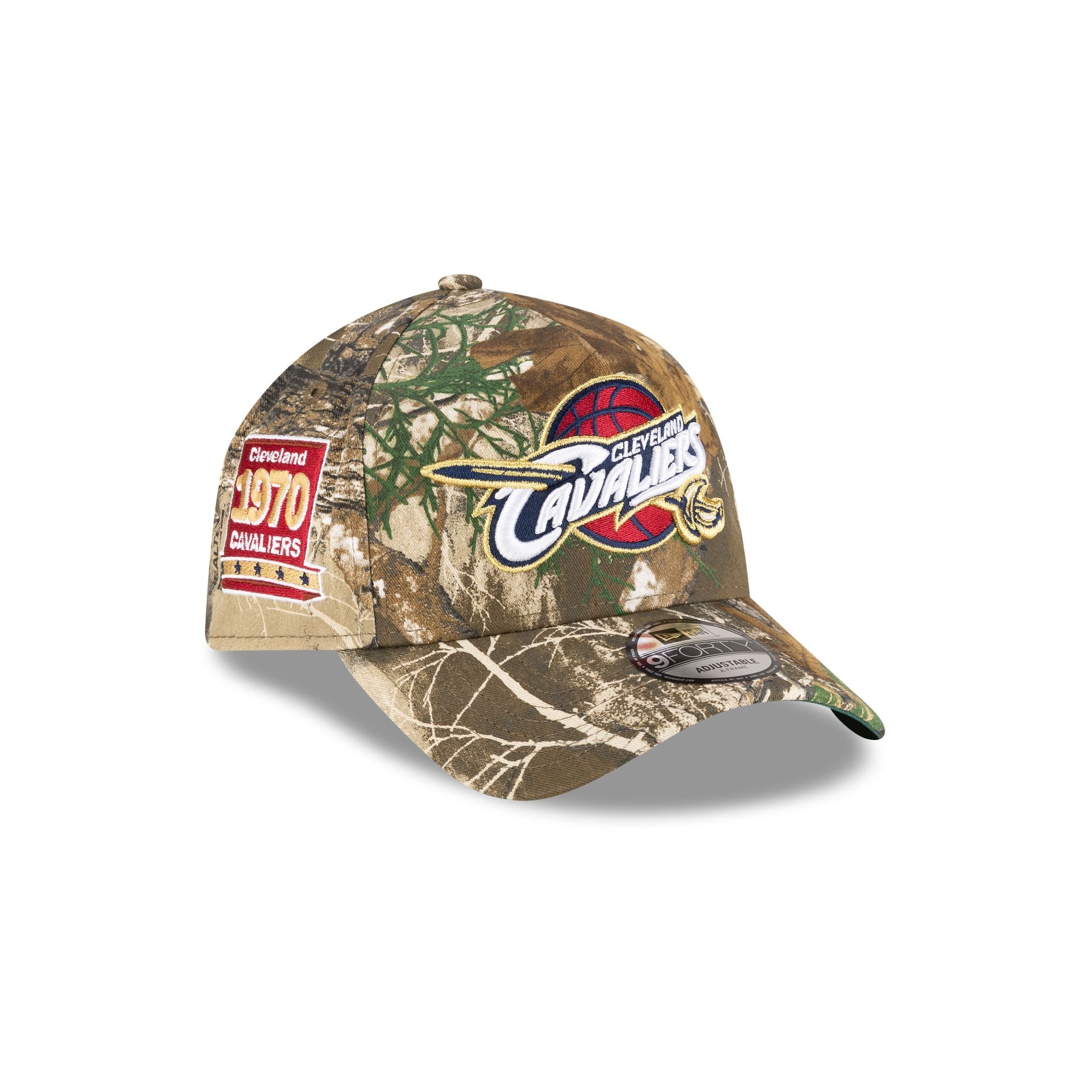 Cleveland Cavaliers 2010-2017 Hardwood Classics Realtree 9Forty A-Frame Snapback Hat