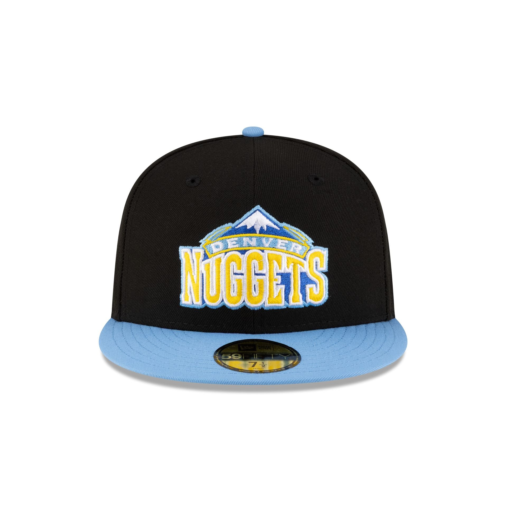 Alternative view of Denver Nuggets 2008-2018 Hardwood Classics Black 59Fifty Fitted Hat