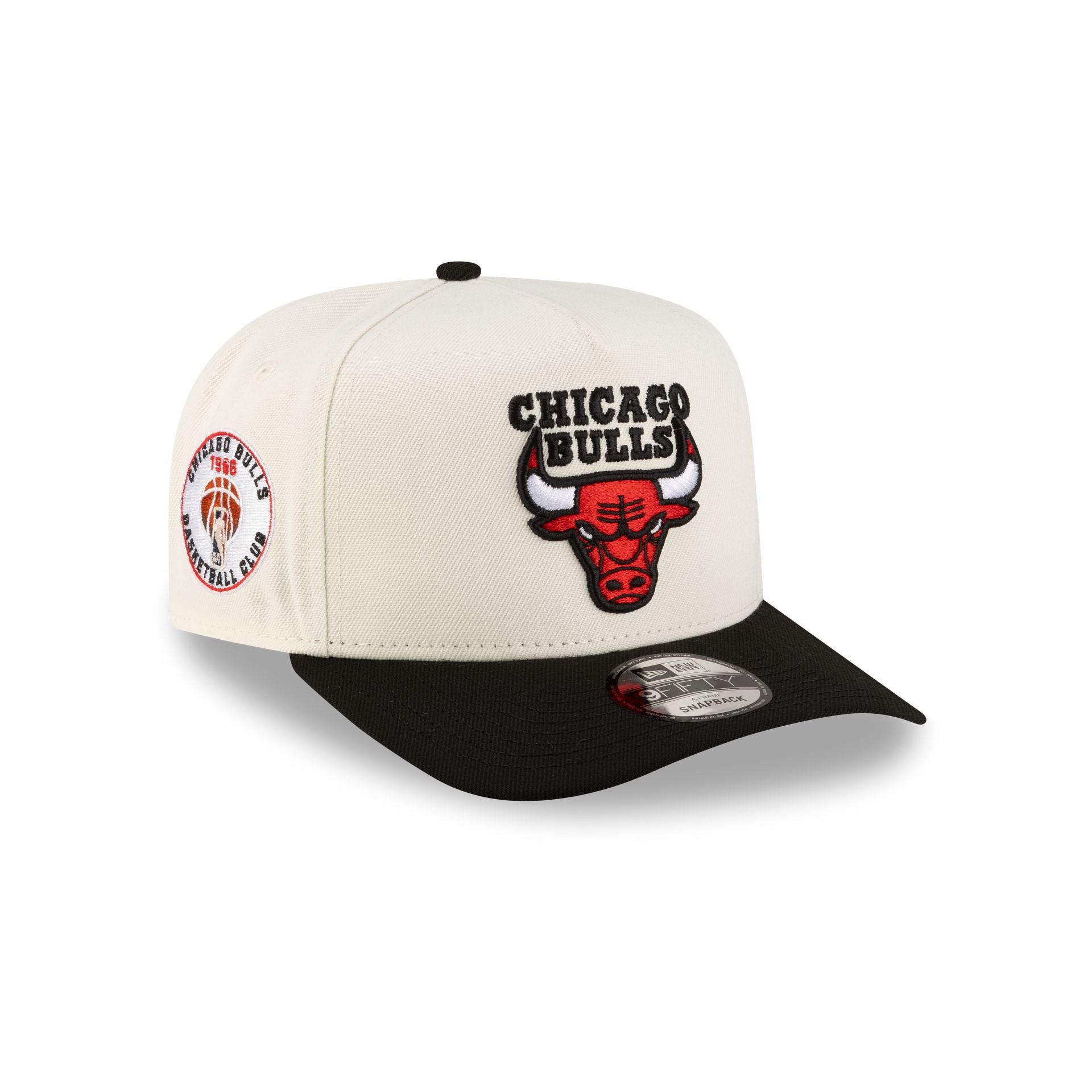 Chicago Bulls 1966-Present Hardwood Classics Express Chrome White 9Fifty A-Frame Snapback Hat
