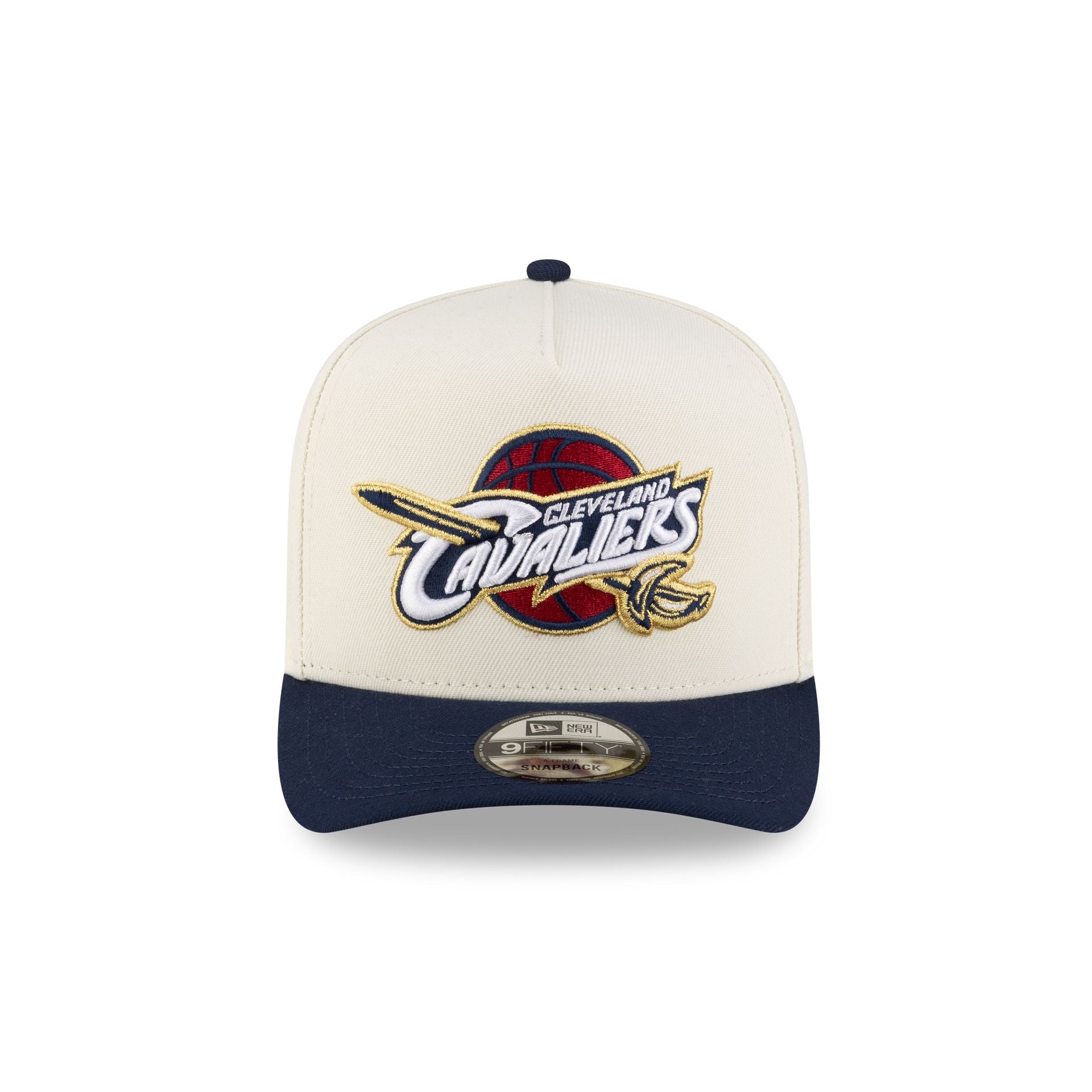 Alternative view of Cleveland Cavaliers 2010-2017 Hardwood Classics Express Chrome White 9Fifty A-Frame Snapback Hat
