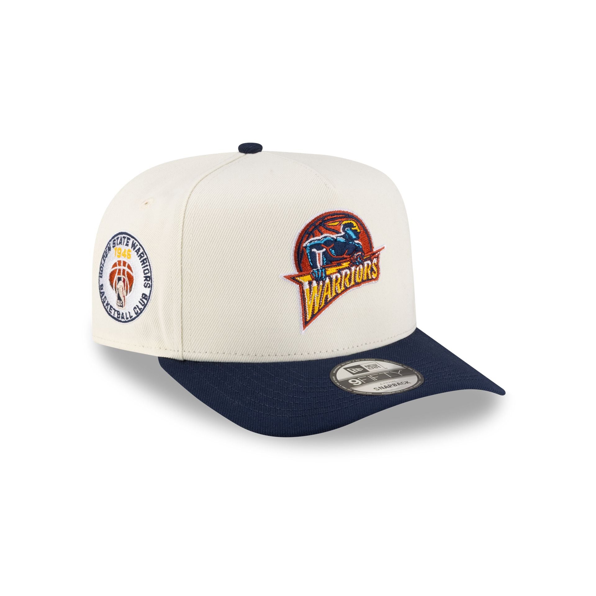 Golden State Warriors 1997-2010 Hardwood Classics Express Chrome White 9Fifty A-Frame Snapback Hat