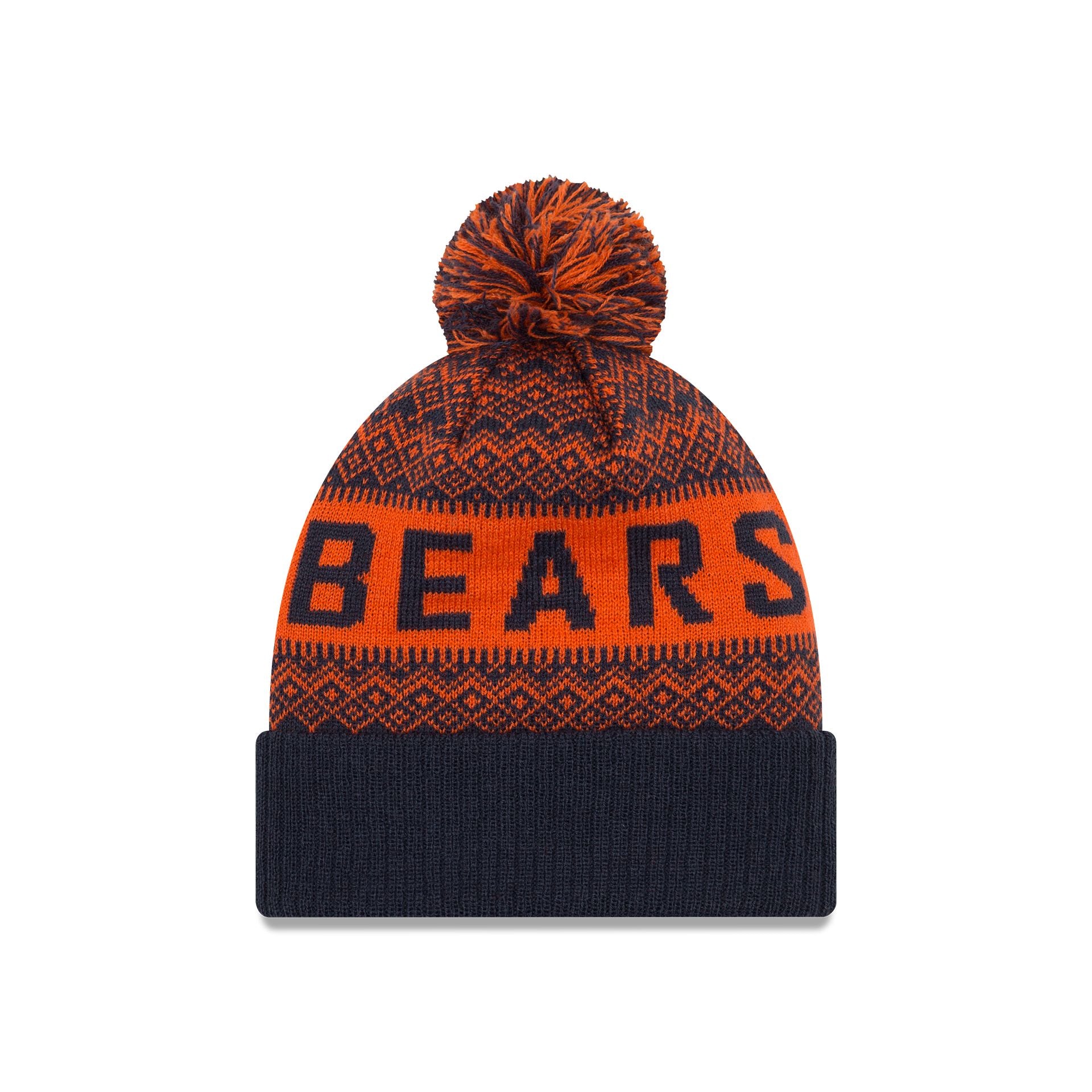 Alternative view of Chicago Bears Wintry Kids Pom Knit