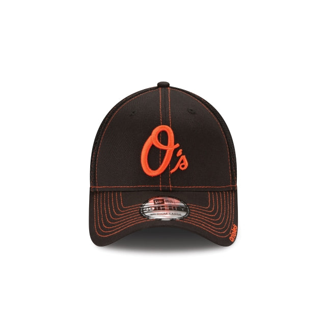 Alternative view of Baltimore Orioles Neo 39Thirty Stretch Fit Hat