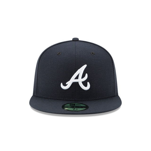 Alternative view of Atlanta Braves Authentic Collection Road 59Fifty Fitted Hat