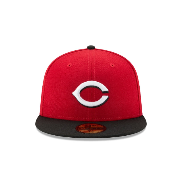 Alternative view of Cincinnati Reds Authentic Collection Road 59Fifty Fitted Hat