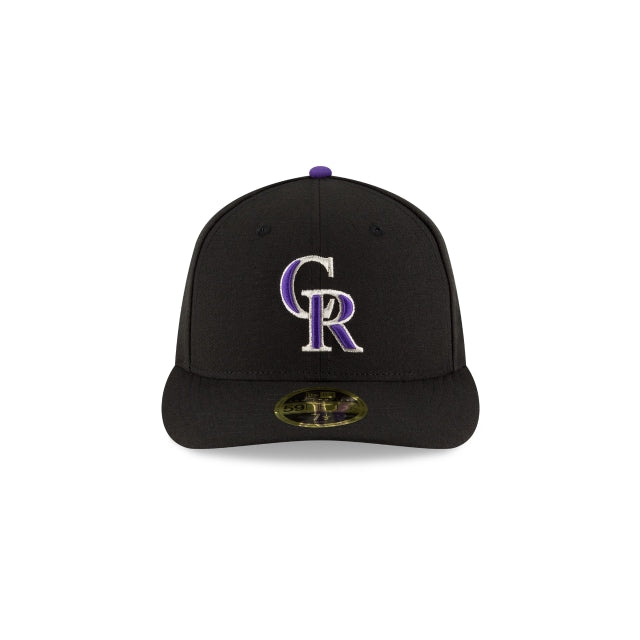 Alternative view of Colorado Rockies Authentic Collection Low Profile 59Fifty Fitted Hat
