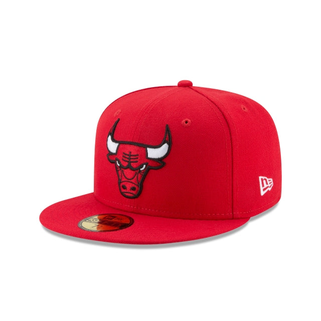 Chicago Bulls Team Color Red 59Fifty Fitted Hat