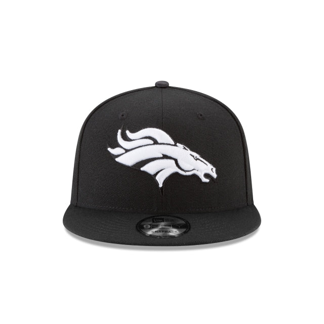 Alternative view of Denver Broncos Black And White 9Fifty Snapback Hat