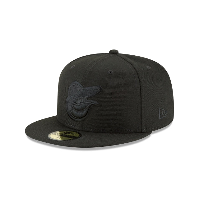 Baltimore Orioles Blackout Basic 59Fifty Fitted Hat