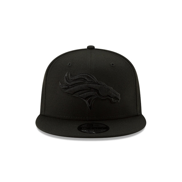 Alternative view of Denver Broncos Basic Black On Black 9Fifty Snapback Hat