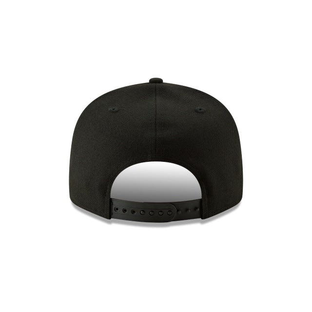 Cincinnati Bengals Basic Black On Black 9Fifty Snapback Hat - Image 4