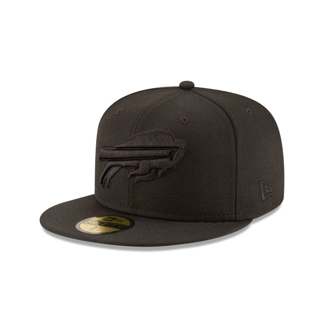 Buffalo Bills Basic Black On Black 59Fifty Fitted Hat