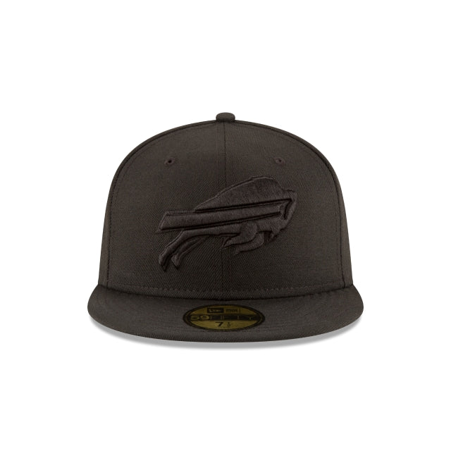 Alternative view of Buffalo Bills Basic Black On Black 59Fifty Fitted Hat