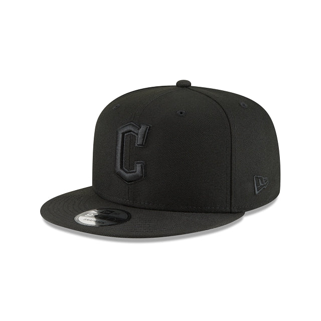Cleveland Guardians Blackout Basic 9Fifty Snapback Hat