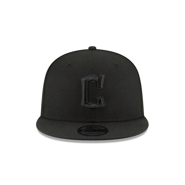 Alternative view of Cleveland Guardians Blackout Basic 9Fifty Snapback Hat